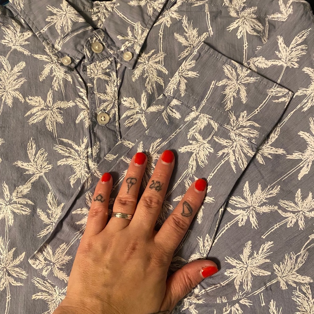 AEO Long Sleeve Button Down